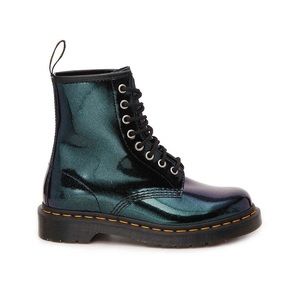Dr martens 1460 combat boots - blue glitter